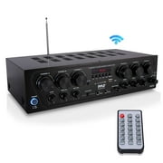 Pyle Bluetooth Home Audio 750 Watt 6 Channel Amplifier Stereo Receiver