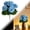 Blue, variant on Artificial Geranium Plant Realistic Silk Flowers for Outside UV Resistant Faux Geraniums Flowers for Indoor Outdoor Home Garden Office Decoration (White)