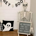 thumbnail image 3 of Halloween Pillow Cover 18x18 Ghost Halloween Lumbar Pillow Covers Decorations Outdoor Halloween Pillows Decorative for Halloween Home Decor for Sofa, 3 of 5