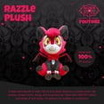 thumbnail image 3 of Juguete de peluche Youtooz Hazbin Hotel Razzle coleccionable de 9 pulgadas, 3 of 4