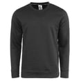 thumbnail image 5 of Adidas Men's Essential Fleece Pullover Crew Neck Sweatshirt � Navy/White (XL), 5 of 11