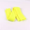 thumbnail image 5 of Extra-Long Knit Leg Warmers | Thick Yoga Socks for Pilates, Cold Weather & Home Comfort Under 5$, Hontri 31.5 Inch Length Leg Knit Over The Knee Extra , Yellow, One Size, 5 of 5