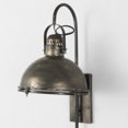 thumbnail image 4 of Mercana Tazb 13L X 11W X 62H Gold Metal Conical Shade Wall Sconce in Black, 4 of 7