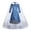 G078-Navy, variant on Elsa Anna Princess Dress Frozen Costume for Girls Snow Queen Winter Dresses for Toddlers up Fancy Halloween Christmas Birthday Cosplay Outfit with Cape 6-7 Years