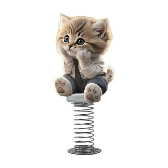 LZYWOD Mignon Bobble Tableau de Bord de Voiture Jouet Décoratif Accessoires d'Intérieur Jouet à Secouer la Tête Mignon Dansant pour Animal Voiture Déco Amusante Décorations Drôle Timide Bobblehead Tableau de Bord de Bureau,Fun Bobble, Déco,Shy Shy B