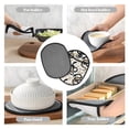 thumbnail image 7 of Pofeuu Snake Print Silicone Pot Mat Mitten With Hanging Loop Heat Resistant Oven Mitts Non-Slip Bbq Baking Smoking Potholders, 7 of 7