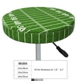 thumbnail image 4 of Gukieu American Football Field2 Print Round Chair Cover, Dust-proof and Non-slip Bar Chair Protective Cover, Suitable for Bars, Restaurants, Offices-14 inch, 4 of 7