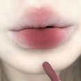 thumbnail image 4 of Brillo de labios de terciopelo desnudo, resistente al agua, duradero, no pegajoso, lápiz labial líquido mate, marrón oscuro, rojo, tinte de labios, maquillaje de barro, cosméticos, 4 of 7