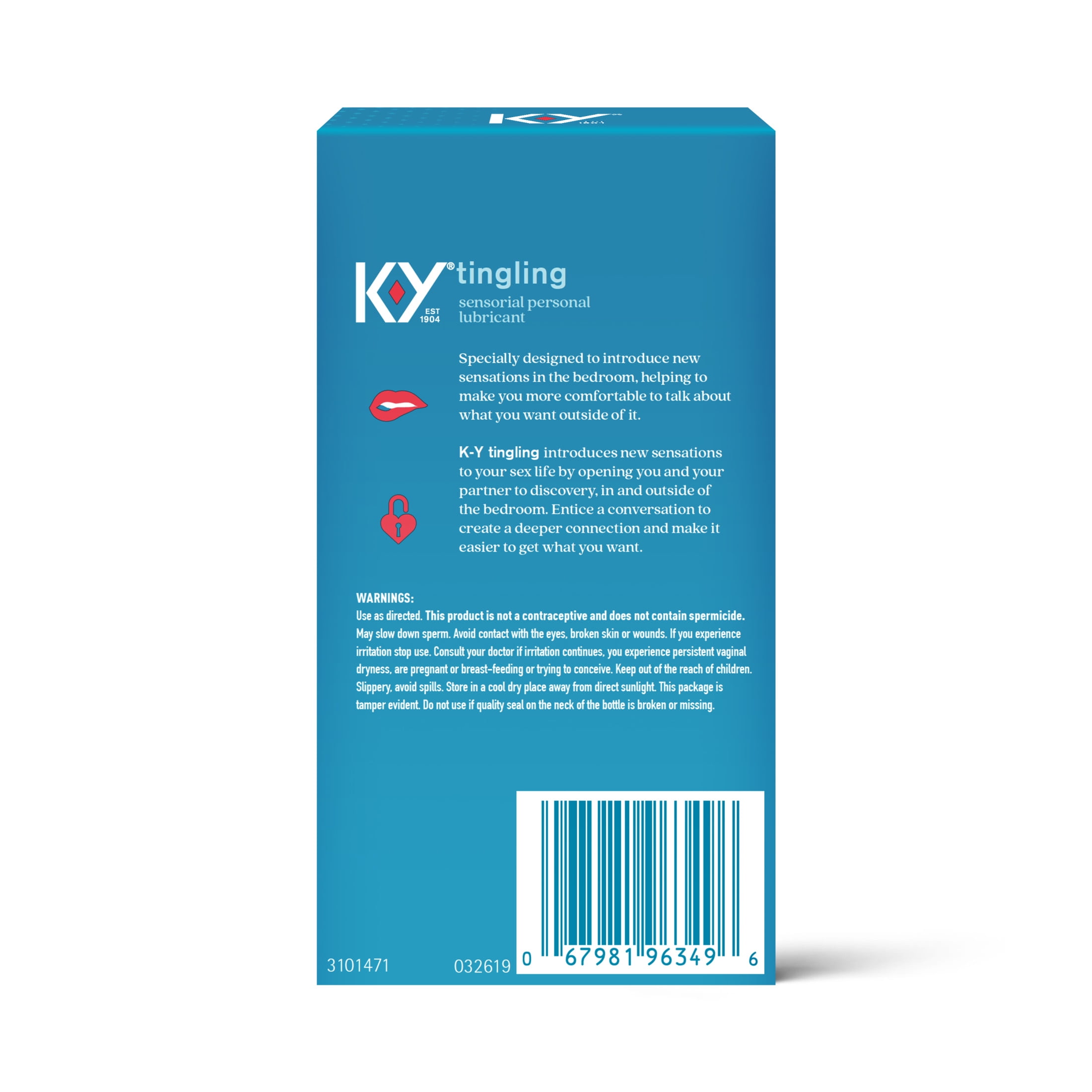 K-Y Tingling Sensorial Personal Lubricant, Water Based Lube For Sexual Wellness, Vaginal Moisturizer,1.69 fl oz - Walmart Business Supplies K-Y Tingling Sensorial Personal Lubricant, Water Based Lube For Sexual Wellness, Vaginal Moisturizer,1.69 fl oz - Walmart Business Supplies