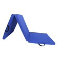 thumbnail image 2 of Esterilla de yoga plegable de tres secciones, cojín grueso con asa de transporte. Azul, 2 of 9