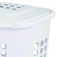 thumbnail image 4 of Sterilite Panier à Linge 2.3 Bushell 81 Litres, Blanc (6 Pièces), 4 of 6