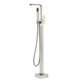 thumbnail image 7 of Boyel Living 1-Handle Freestanding Tub Faucet Bathtub Filler with Handheld Shower Head in Brushed Nickel, 7 of 7