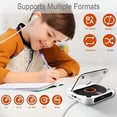 thumbnail image 5 of GJX Portable Cd Player with Hifi Sound Lcd Screen | Rechargeable Compact Cd Player with Timer Aux/Usb Support | 2000Mah Battery Home Car Travel Music Player (280G/0.62Lb), 5 of 7