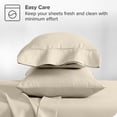 thumbnail image 6 of Bare Home Sand Microfiber Pillowcase Set, Hypoallergenic, King Set of 2, 6 of 6