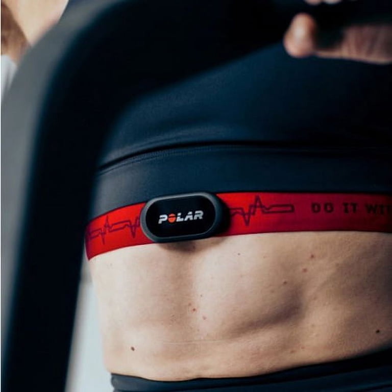 Polar H10 ANT+ Bluetooth Heart Rate Monitor Chest Strap, M-XXL Red
