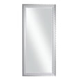 thumbnail image 1 of Benzara BM205953 Stylish Rectangular Polystyrene Framed Leaner Mirror, Metallic Silver, 1 of 2