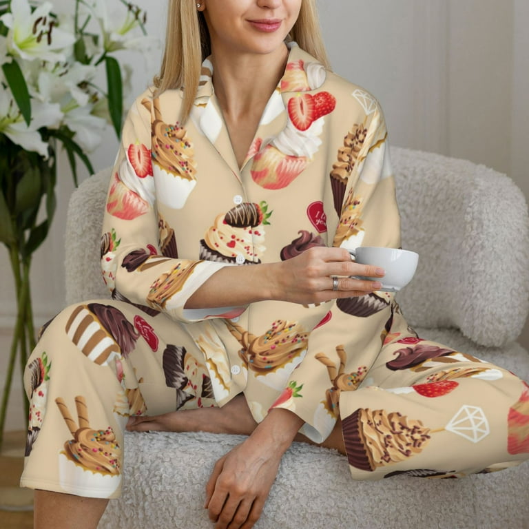 Cupcake pajamas for adults hotsell