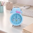 thumbnail image 2 of REGALWOVEN Bunny Design Mechanical Alarm Clock, Loud Alarms, Non-Tick, Cute Expression Pattern for Teens Blue 3.5"L x 2.2"W x 5.1"H, 2 of 5