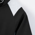 thumbnail image 4 of ZUKMRJPC Mens Short Sleeve Shirts Quarter Zip Stand Collared Fashion Color Block Athletic Shirts Casual Loose Workout Running Summer Tops, 4 of 8