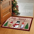 thumbnail image 4 of Christmas Doormat, Kitchen Floor Mat, Oil Absorbent Stain Resistant Entry Door Rug, Polyester Material Non Slip Low Profile Indoor Holiday Home Decoration Carpet 40x60cm, 4 of 7