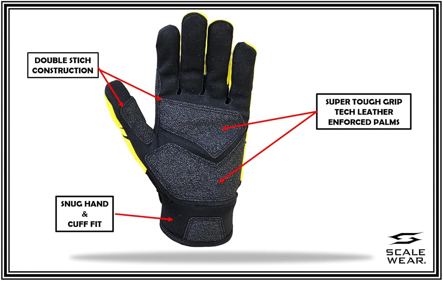 Stealth Padded Football Lineman Gloves – Black, Battle College Lineman, Be a Villain Not a Joker with Padded Stealth Football Gloves with Padded Protection, Youth, Kids, Men, Boys, Small to XXL Sizes