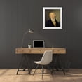 thumbnail image 3 of Waldmuller, Ferdinand Georg 26x29 White Modern Wood Framed Museum Art Print Titled - Ludwig Van Beethoven, 3 of 4