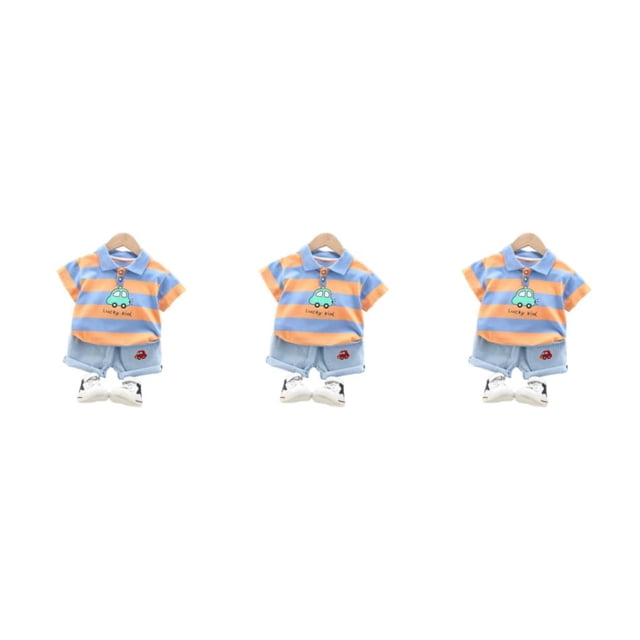 Qarigey Conjunto de pantalones y camisa con cuello vuelto para niños, estilo informal, para viajar, senderismo, niños y niñas, camisetas, Type1 NO1