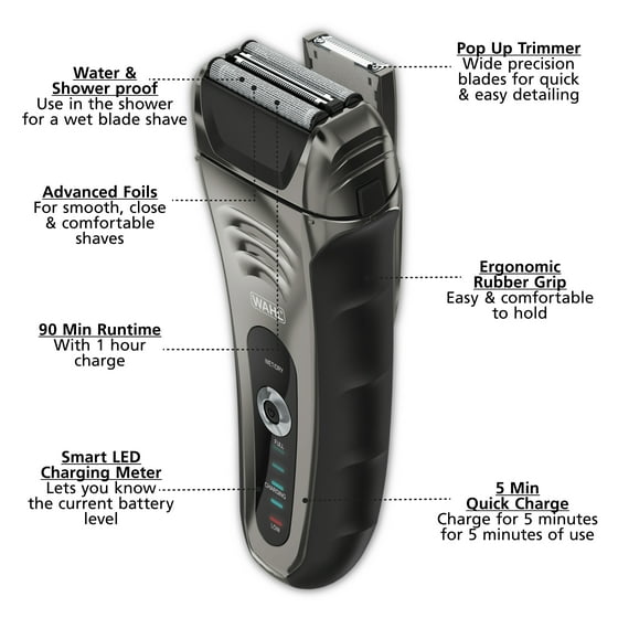 Wahl Wahl Smart Shave Foil Shavers for Men, Electric Razors