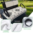thumbnail image 5 of Golf Cart Seat Covers for 2 Seater,Gray Beige Boho Microfiber Cart Seat Towel Blanket,Ethnic Tribe Southwestern Vintage Absorbent Breathable Non Slip Bench Seats Protector for Golf Course 51"x31", 5 of 9