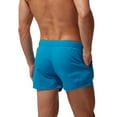 thumbnail image 4 of Labakihah Swim Trunks Men Plus Size Men Breathable Trunks Pants Pockets Swimwear Beach Shorts Slim Wear Blue, 4 of 7