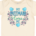 thumbnail image 4 of Inktastic My Meemaw Loves Me with Flowers and Hearts Boys or Girls Baby Bodysuit, 4 of 5