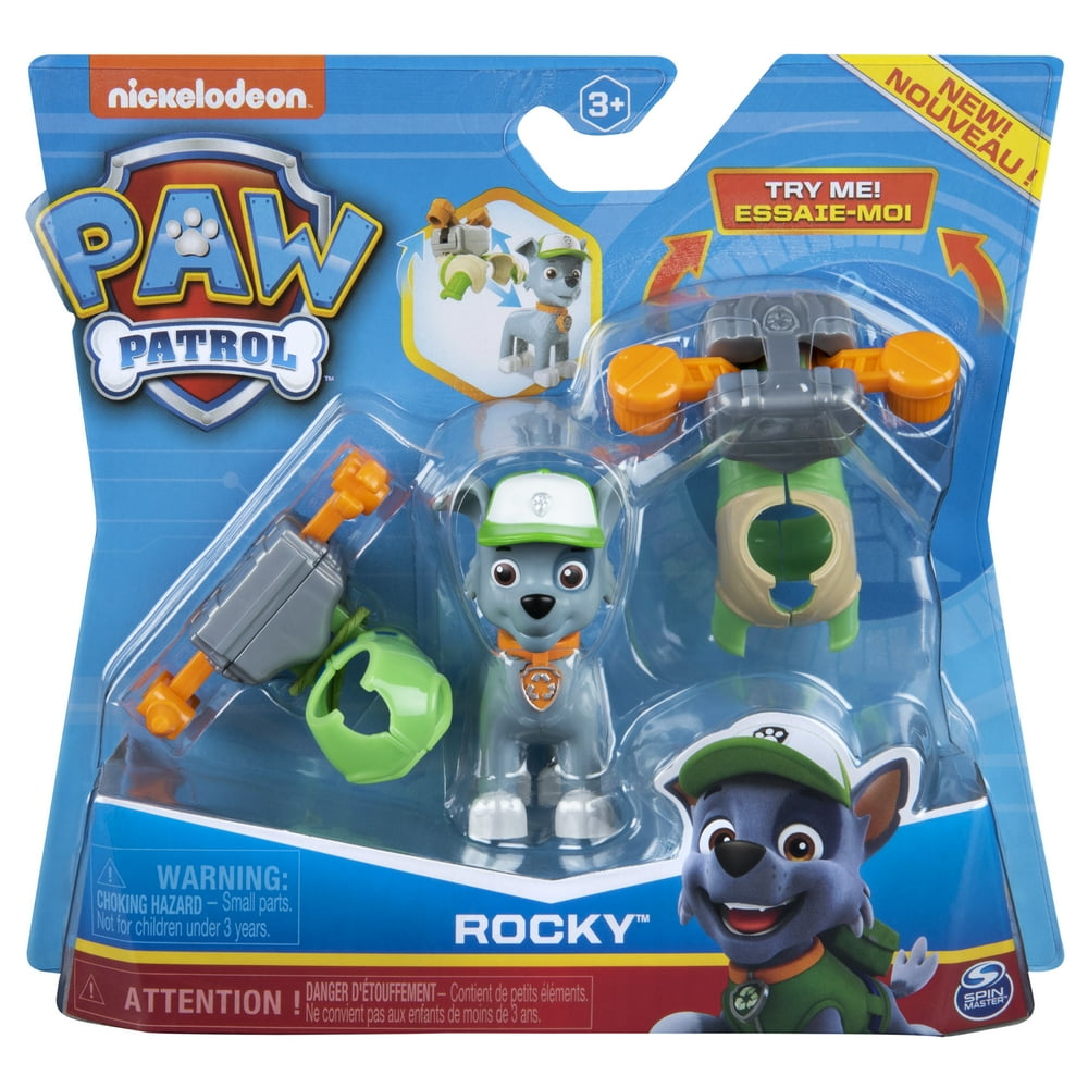 PAW Patrol, Action Pack Figure with 2 Clip-On Uniforms (Styles May Vary