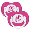 NFL Washington Redskins Pink 2-Pack Pacifiers