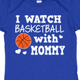 thumbnail image 4 of Inktastic I Watch Basketball with Mommy Boys Baby Bodysuit, 4 of 5