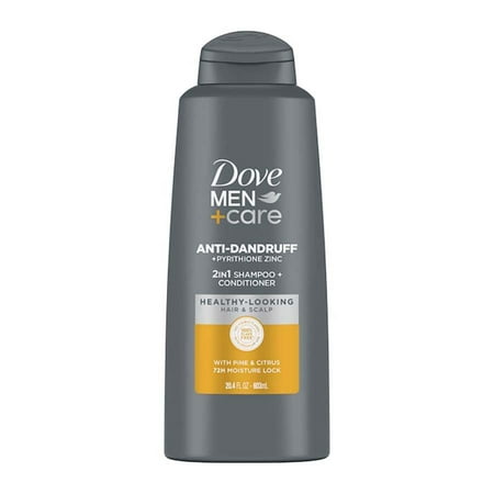 2X - Dove Men+Care Anti-Dandruff 2 in 1 Shampoo + Conditioner - 20.4 oz