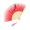 K_355, variant on LSLXA Handheld Floral Folding Fans Handheld Fans Silk Folding with Frames for Dancing Cosplay Wedding Party Props Decoration