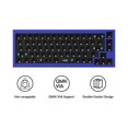thumbnail image 2 of Teclado mecánico Keychron Q2 Barebone 65% con cable, azul, 2 of 8