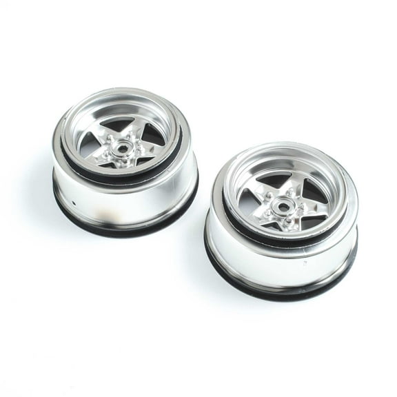 Losi Rear Wheel Satin Chrome 2 22S Drag LOS43048 RC Tire