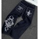 thumbnail image 1 of Ropa de calle JNCO jeans Y2K hip hop patrón de dibujos animados pantalones negros sueltos hombres y mujeres pantalones de pierna ancha, 1 of 5
