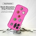 thumbnail image 4 of Case Designed for iPhone 16 Pro Max, Soft Flexible EVA Foam Material, Cute Pattern for Girls Boys Kids Drop Protective Lightweight Slim Shockproof Phone Cover for iPhone 16 Pro Max, Rose, 4 of 7