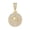 Gold Capricorn, variant on Men's Women's Stainless Steel Full Simulated Diamond CZ Charm 12 Zodiac Sign Necklace Astrology Amulet Pendant Collar Chains Gold Leo
