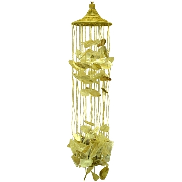 Placuna Chip Beach Lightless Chandelier 6"