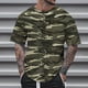 thumbnail image 4 of Camisetas de Cuello de la Tripulación de los Hombres de Verano Redondo Cuello Impreso Camiseta, Top Atlético de Secado Rápido Casual para los Hombres, 4 of 5