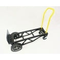 thumbnail image 2 of Harper Trucks PGDY0335P 600/700 lb. Capacity Nylon Convertible&nbsp;Hand Truck with 10" Flat Free DuroTread Pro Wheels, Yellow&nbsp;Handle/Black&nbsp;Frame, 2 of 3
