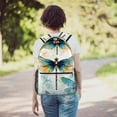 thumbnail image 6 of Lightweight Backpack Dragonfly School Bag Travel Laptop Daypack for Men Women Casual Rucksack, 6 of 6