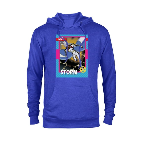 Marvel Studios X-Men ’97 Storm Retro Trading Card- Pullover Hoodie for Adults - Customized-Royal
