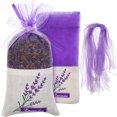 thumbnail image 1 of 30 Pcs Lavender Flower Bags Flower Printed Fragrance Purse Empty Sachets Bags with Matched Ribbons, 1 of 7