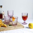 thumbnail image 4 of Gala Houseware Colored Water Glasses 6-Piece Set, 7.5 oz Premium Heavy Whiskey/Highball Tumbler, Solid Glass Color (Pink), 4 of 4