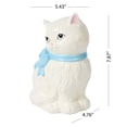 thumbnail image 6 of Mainstays Vanilla Dream Porcelain Nostalgic Cat with Bow Figurine Tabletop Decoration, 6 of 6