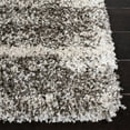 thumbnail image 3 of SAFAVIEH Hudson Shag Jackalyn Abstract Area Rug, Ivory/Grey, 5'3" x 7'6", 3 of 8